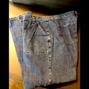 Vintage Riveted by Lee High Rise Dark Denim Jeans, Straight Leg, EUC